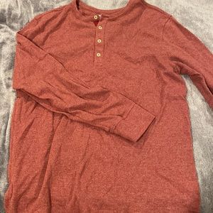 Good fellow button up thermal shirt